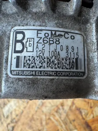 A2TJ0891 Генератор Mazda 3 BL 1.6л Арт 104569292, вид 7