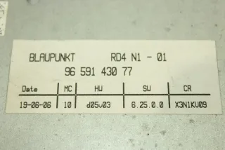 9659143077 Магнитола (аудио система) Citroen C5 1 Арт 105526764, вид 7