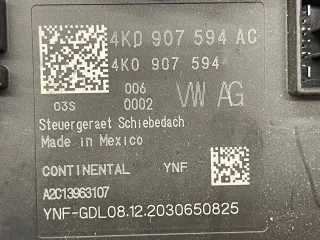 4K0907594AC,4K0907594 Блок управления крыши / люка Volkswagen Tiguan 2 Арт V962, вид 11