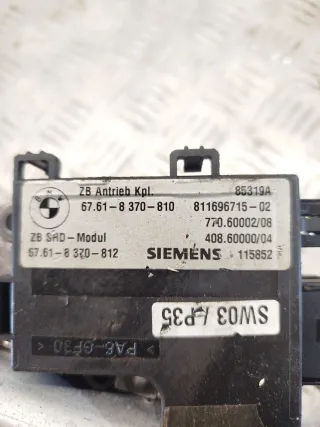 8370812, 67618370812 Двигатель электролюка BMW 7 E38 Арт 05120, вид 2