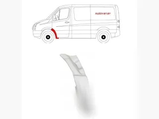 50650171394 Арка передняя левая Mercedes Sprinter W906 Арт D137773945, вид 1