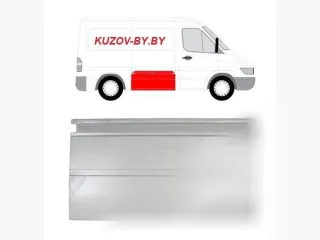5062404Q364 Дверь сдвижная Mercedes Sprinter W901-905 Арт D137773953, вид 1
