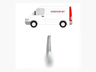 5062907333 Задняя панель кузова Mercedes Sprinter W901-905 Арт D137774058, вид 1
