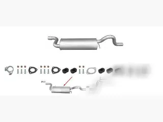 4547 Глушитель Dodge Caravan 5 Арт D140466242, вид 1