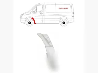 50650171394 Арка передняя левая Volkswagen Crafter 1 Арт D140842404, вид 1