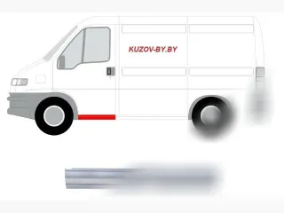 57024113489 Порог левый Citroen Jumper 1 Арт D141010002, вид 1