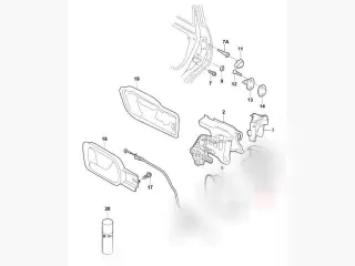 5N1837015A Замок двери передней левой Seat Ibiza 4 Арт D147959952, вид 3