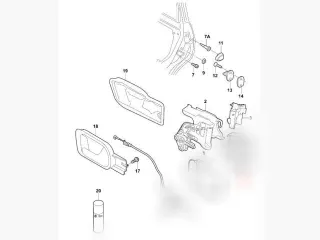 5N1837016A Замок двери передней правой Seat Ibiza 4 Арт D147960059, вид 4