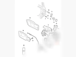 5N1837016A Замок двери передней правой Seat Ibiza 4 Арт D147960424, вид 4