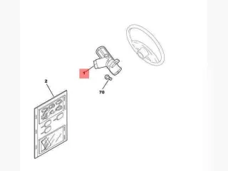 4162AL Замок рулевой колонки Citroen Jumper 1 Арт D147960446, вид 3