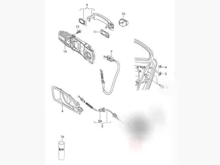 3C4839016A Замок двери задней правой Seat Ibiza 4 Арт D147960566, вид 2