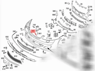 A22188057409999 Бампер передний Mercedes S W221 Арт D151480532, вид 1