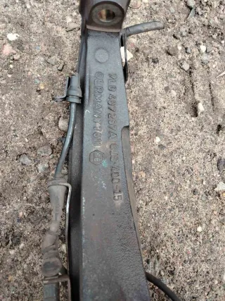 7L0407257A Кулак поворотный передний левый Volkswagen Touareg 1 Арт 107016727, вид 2