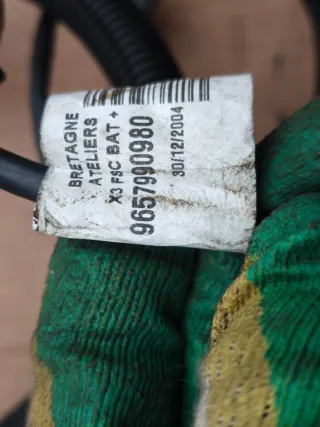 9657990980 Клемма аккумулятора плюс Citroen C5 1 Арт 107027182, вид 4