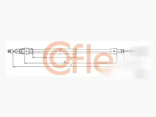  Трос ручника Citroen Berlingo 2  Арт 127226367, вид 1