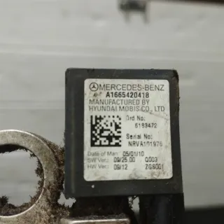 A1665420418 Минусовой провод аккумулятора Mercedes ML/GLE W166 Арт 15109.I50, вид 3