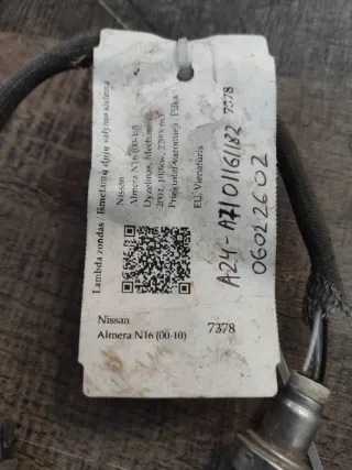 A24A7101161182 Лямбда-зонд Nissan Almera N16 Арт 108413797, вид 5