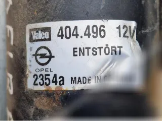 404496 Моторчик передних стеклоочистителей (дворников) Opel Zafira A Арт 182365527, вид 4