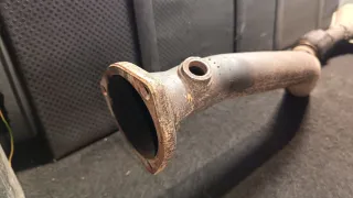  Труба приемная глушителя  Audi A6 C5 (S6,RS6) Арт 108649984, вид 2