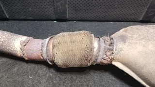  Труба приемная глушителя  Audi A6 C5 (S6,RS6) Арт 108650057, вид 5