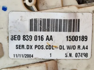 8E0839016AA Замок двери задней правой Audi A4 B7 Арт 108989414, вид 6
