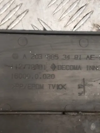 a2038853481 Площадка номерного знака передняя Mercedes C W203 Арт 109119, вид 5