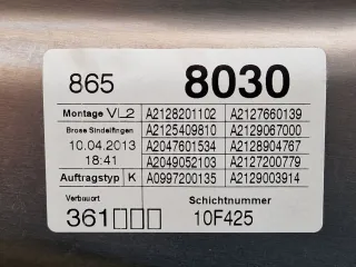 A2128201102, 8658030 Стеклоподъемник левый передний Mercedes E W212 Арт 110426831, вид 2