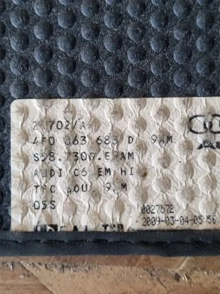 4F1863691H, 4F0863683D Коврики в салон Audi A6 C6 (S6,RS6) Арт 110663046, вид 7