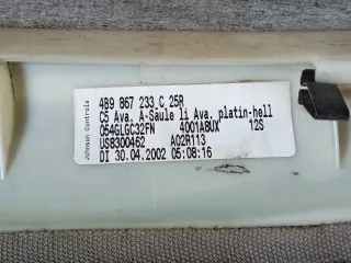 4B9867233C Обшивка стойки передней левой (накладка) Audi A6 C5 (S6,RS6) Арт 110677657, вид 3