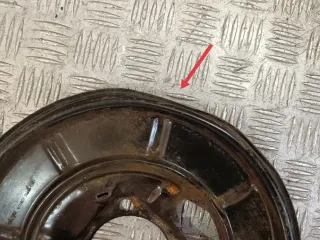  Кожух защитный тормозного диска Mercedes A W169 Арт 63569, вид 8