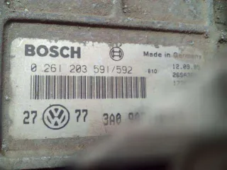  Блок управления двигателем Volkswagen Golf 3 1.8л Арт 87245736, вид 2