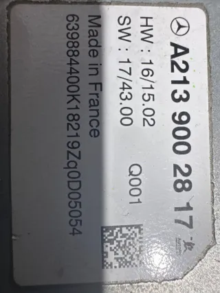 2139002817 Блок управления движением по полосам Mercedes E W213 Арт 53724068, вид 2