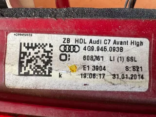  Фонарь задний левый Audi A6 C7 (S6,RS6) Арт 111677250, вид 7