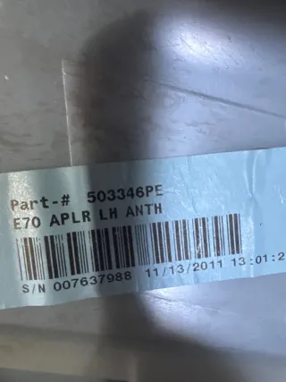 503346 Обшивка стойки (накладка) BMW X6 E71/E72 Арт 548076204, вид 2