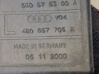 4B0857705A Ремень безопасности передний левый Audi A6 C5 (S6,RS6) Арт 6135, вид 4