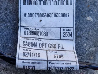 01380007080, 01382831080 Проводка панели передней салона (торпедо) Fiat Ducato 4 Арт 116243205, вид 5