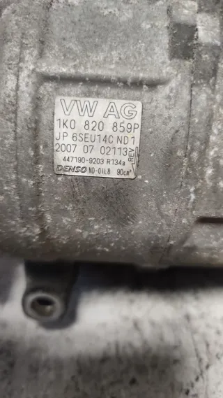 1K0820859P, 6SEU14C Компрессор кондиционера Volkswagen Golf 5 1.8л Арт 116357014, вид 3
