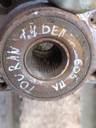  Ступица передняя левая Volkswagen Touran 1 Арт 116357181, вид 4