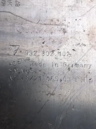 992121034,992121507,992802128,992802102 Трубка охлаждающей жидкости металлическая Porsche Cayman 718 4.0л Арт 471-21, вид 3