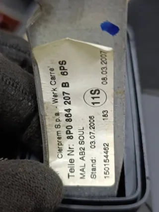  Подлокотник Audi A3 8P Арт 117759713, вид 6