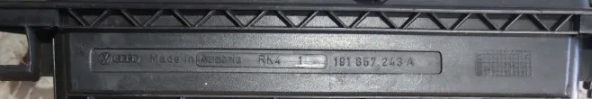 191857243A Накладка декоративная центральной консоли Volkswagen Jetta 2 Арт 118553315, вид 3