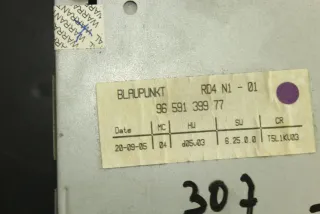 9659139977 Магнитола (аудио система) Peugeot 307 Арт 119710243, вид 5