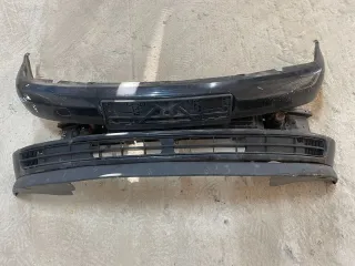  Бампер передний черный Volkswagen Polo 3 Арт 120465952, вид 1